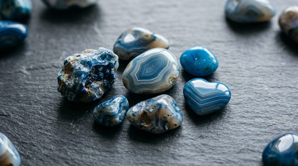 Agate Bleue : Pierre Naturelle, Vertus et Guide Complet