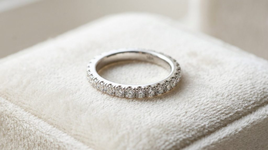 Alliance Diamant Tour Complet – Or Blanc, Or Rose, Platine