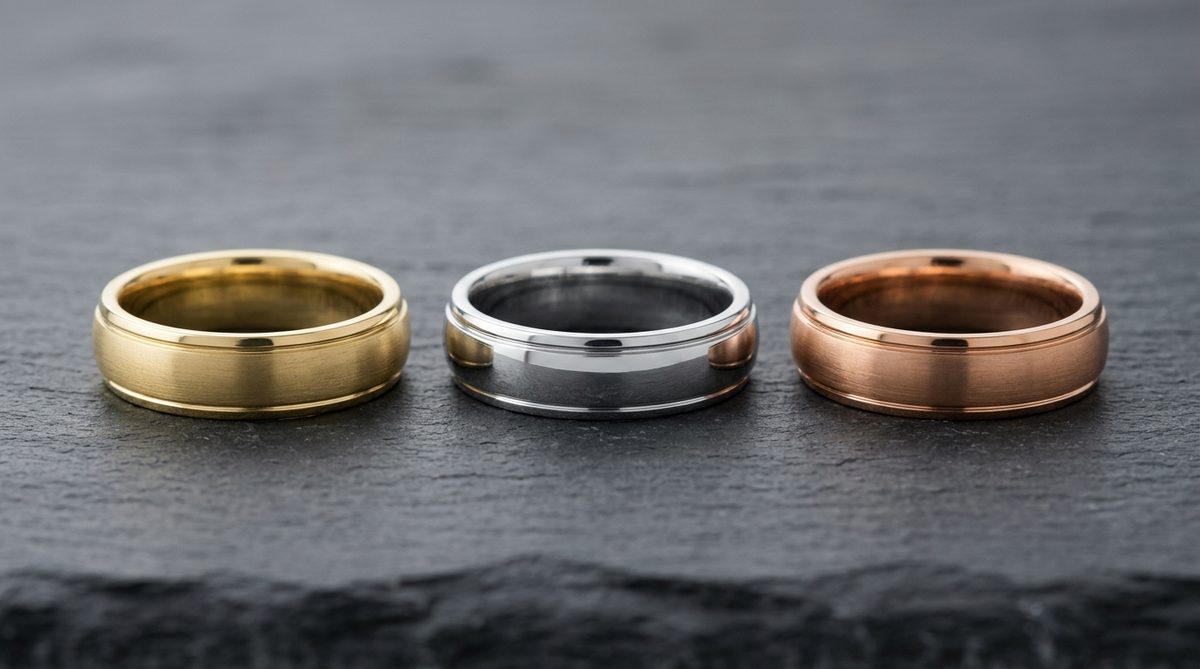 bague or pour homme — image 1
