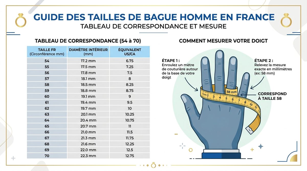 bague or pour homme — image 2