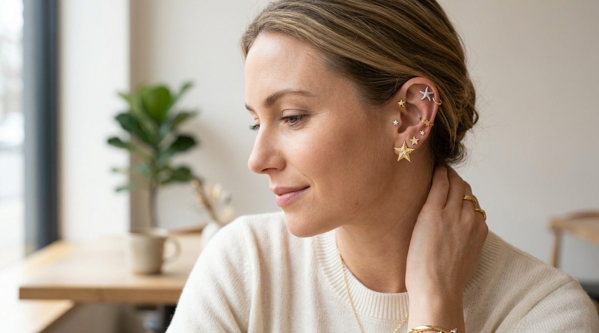 boucle d oreille etoile — image 2