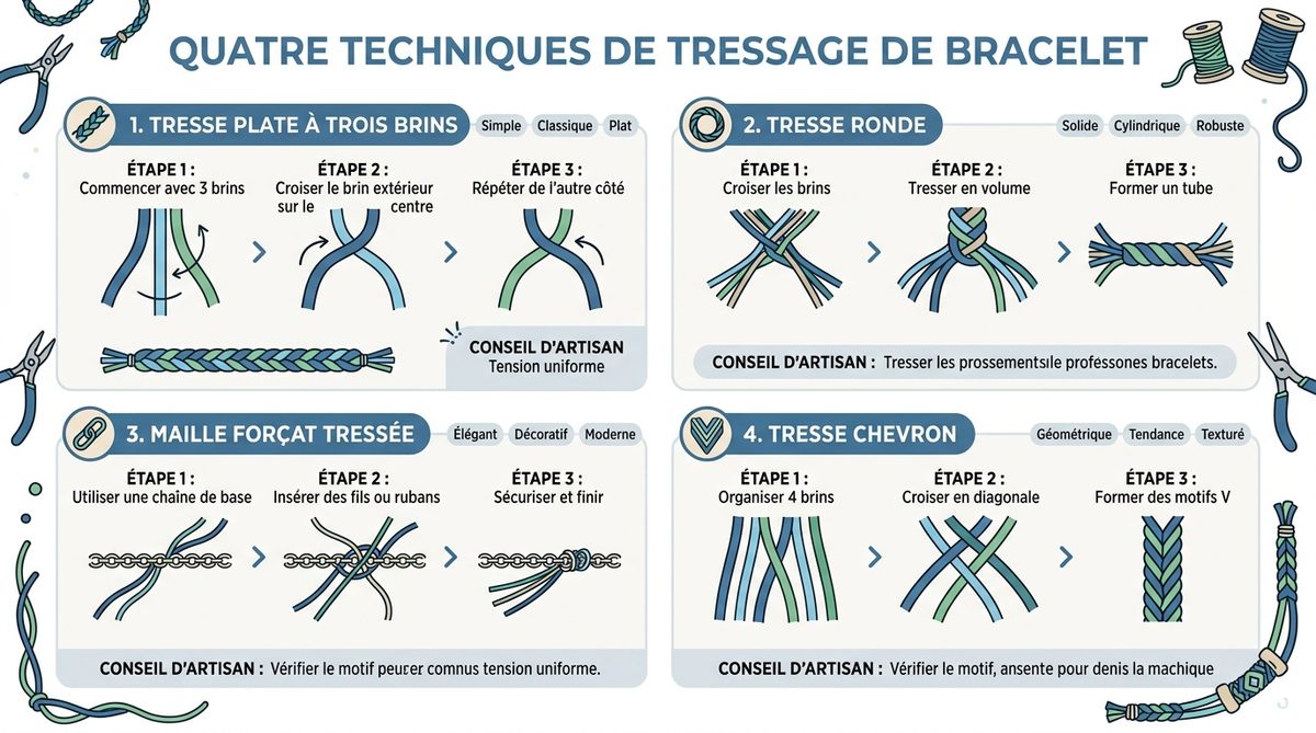 bracelet tressé — image 2