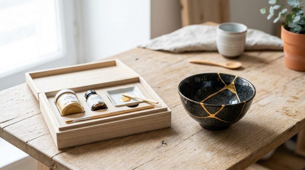 Kit Kintsugi : coffret complet pour réparer et créer