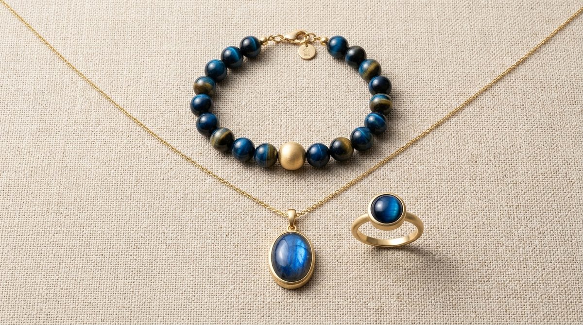 oeil de tigre bleu — image 2