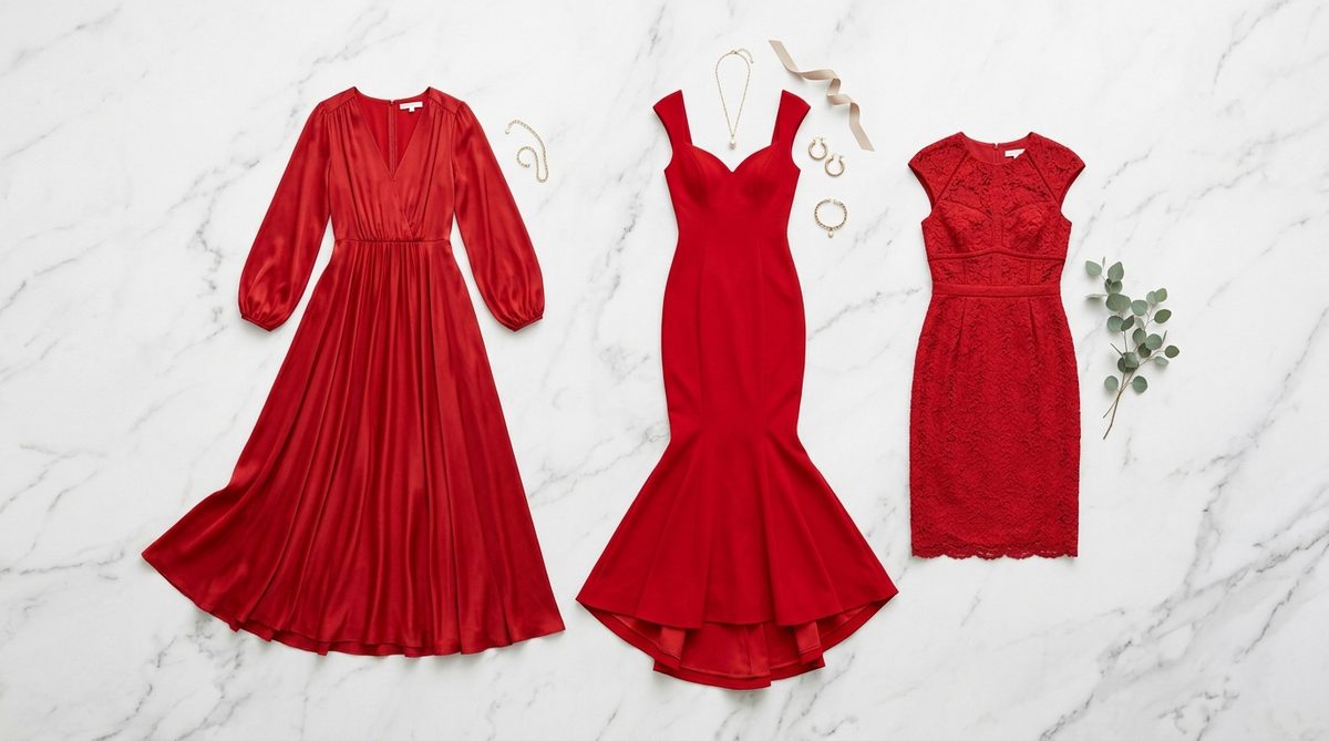 robe pour mariage rouge — image 2